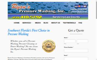 Ryan's Pressure Washing, Inc.
