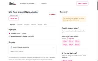 MD Now Urgent Care - Jupiter