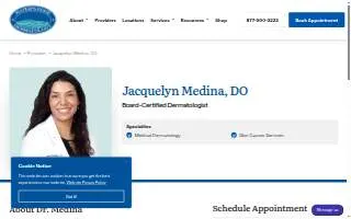 Jacquelyn Medina, DO website