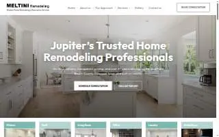 Meltini Remodeling website