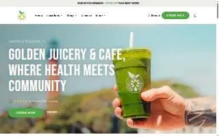 Golden Juicery website