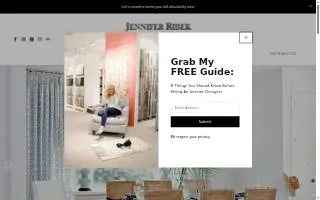 Jennifer Ribek Interior Design website