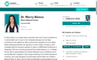 Dr. Mercy Blanco - Psychiatrist at Blanco Medical Center