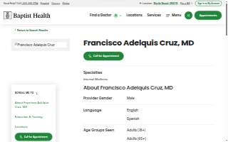 Francisco A. Cruz, MD FACP
