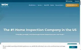 WIN Home Inspection of Kendall West website