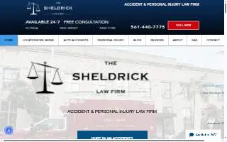 The Sheldrick Law Firm website