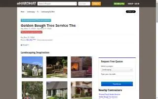 Golden Bough Tree Service website