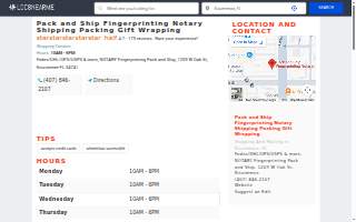 Pack and Ship Fingerprinting Notary Shipping Packing Gift Wrapping
