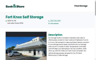 Fort Knox Self Storage - Lady Lake