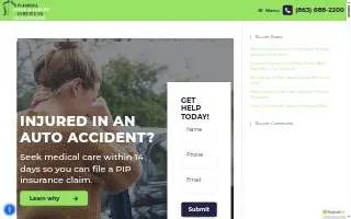 Florida Spine and Injury - Lake City website