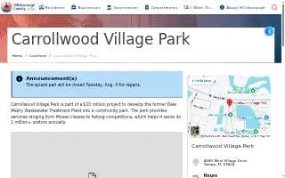 Carrollwood Florist website
