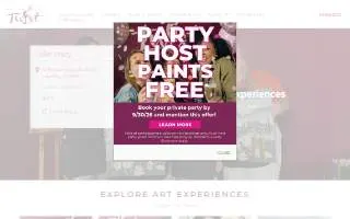 Painting with a Twist of Lake Mary website
