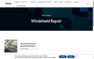 SuperGlass Windshield Repair, Inc. website