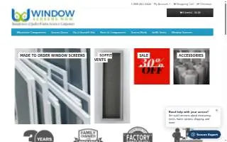 WindowScreensNow website