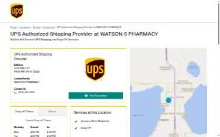 UPS Authorized Shipping Outlet of Lake Wales website