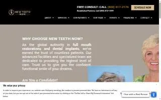 New Teeth Now of Lakeland website