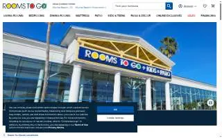 Rooms To Go of Lakeland website