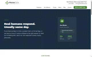 MosierData website