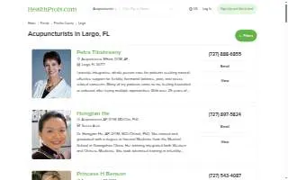 Acupuncture & Homeopathy Clinic website