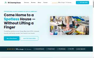 RD Cleaning House website