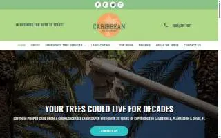 Caribbean Tree Service, Inc. of Lauderhill website