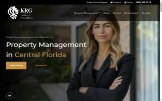 KRG Property Management website