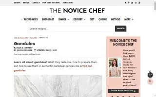 Gandules Grill website