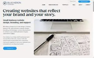 Blue Heron Support website