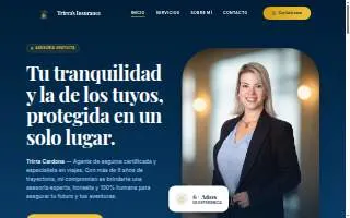Trirras Insurance website