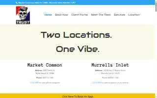 Trust Thy Barber of Lively website