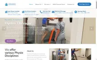 Excellence Physical and Aquatic Therapy website