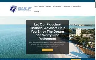 Gulf Financial Group website