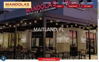 Mandola's Italian Kitchen of Maitland website