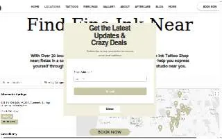 Fine Ink Studios of Maitland website