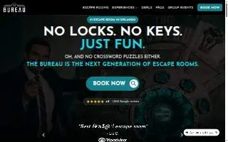 The Bureau Escape Rooms of Maitland website