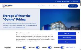 Morningstar Storage of Maitland website
