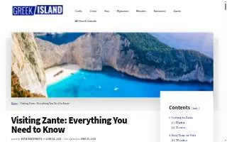 Zante Design website