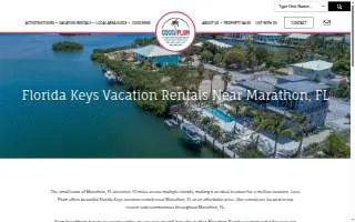Coco Plum Vacation Rentals website