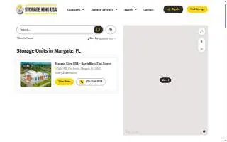 Storage King USA of Margate website
