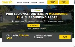Marsh Paint Co website