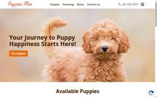 Puppies Plus website
