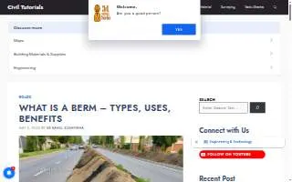 The Berm Botanicals website