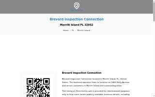 Brevard Inspection Connection