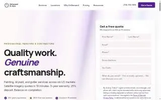 OnDemand Painters of Merritt Island website