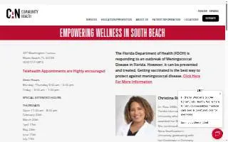 CAN Community Health - South Beach website
