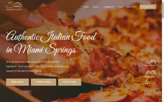 Siamo Ristorante & Pizzeria website