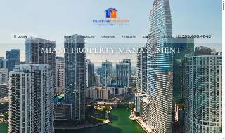 Pristine Property Management of Miami Springs website