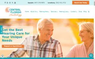 Central Florida Audiology of Middleburg website