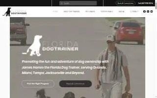 Florida Dog Trainer of Middleburg website