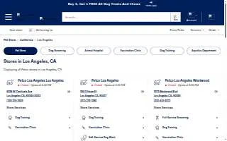 Petco of Tarpon Springs website